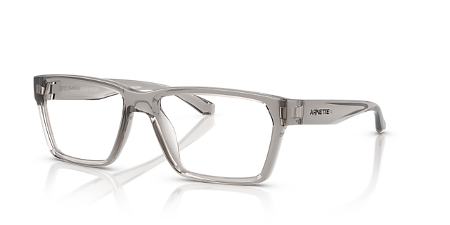 AN7257U Transparant grijs KunststofEyeglass Frames van B24, Hoekweergave