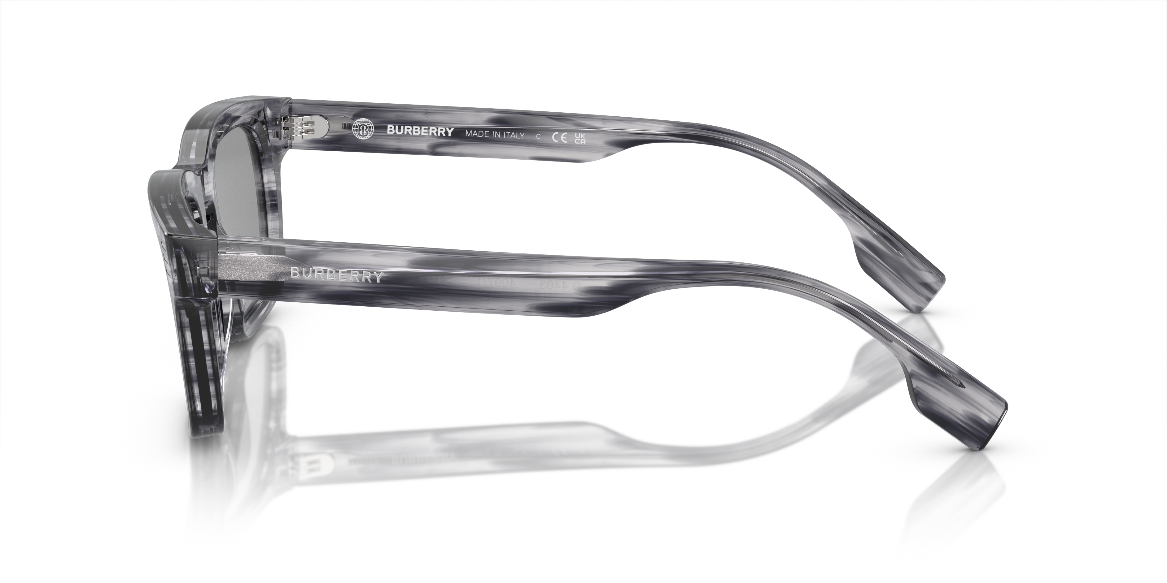 BE4403 Grijs AcetaatSunglass Frames van B24, Zijaanzicht