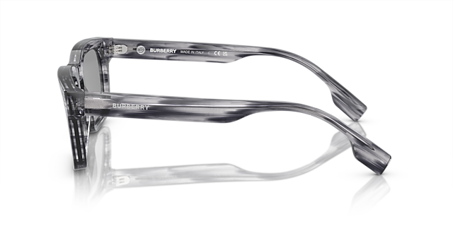 BE4403 Grau AcetatSunglass Frames von B24, Seitenansicht