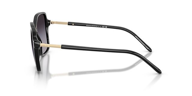 AX4163S Glanzend zwart KunststofSunglass Frames van B24, Zijaanzicht