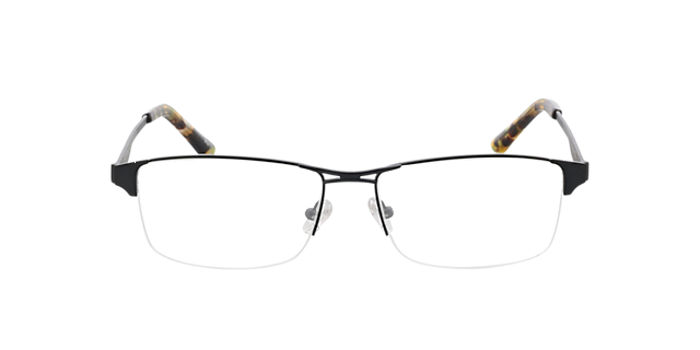 Bilbao Mat gunmetal  &  Havana MetaalEyeglass Frames van B24, Vooraanzicht