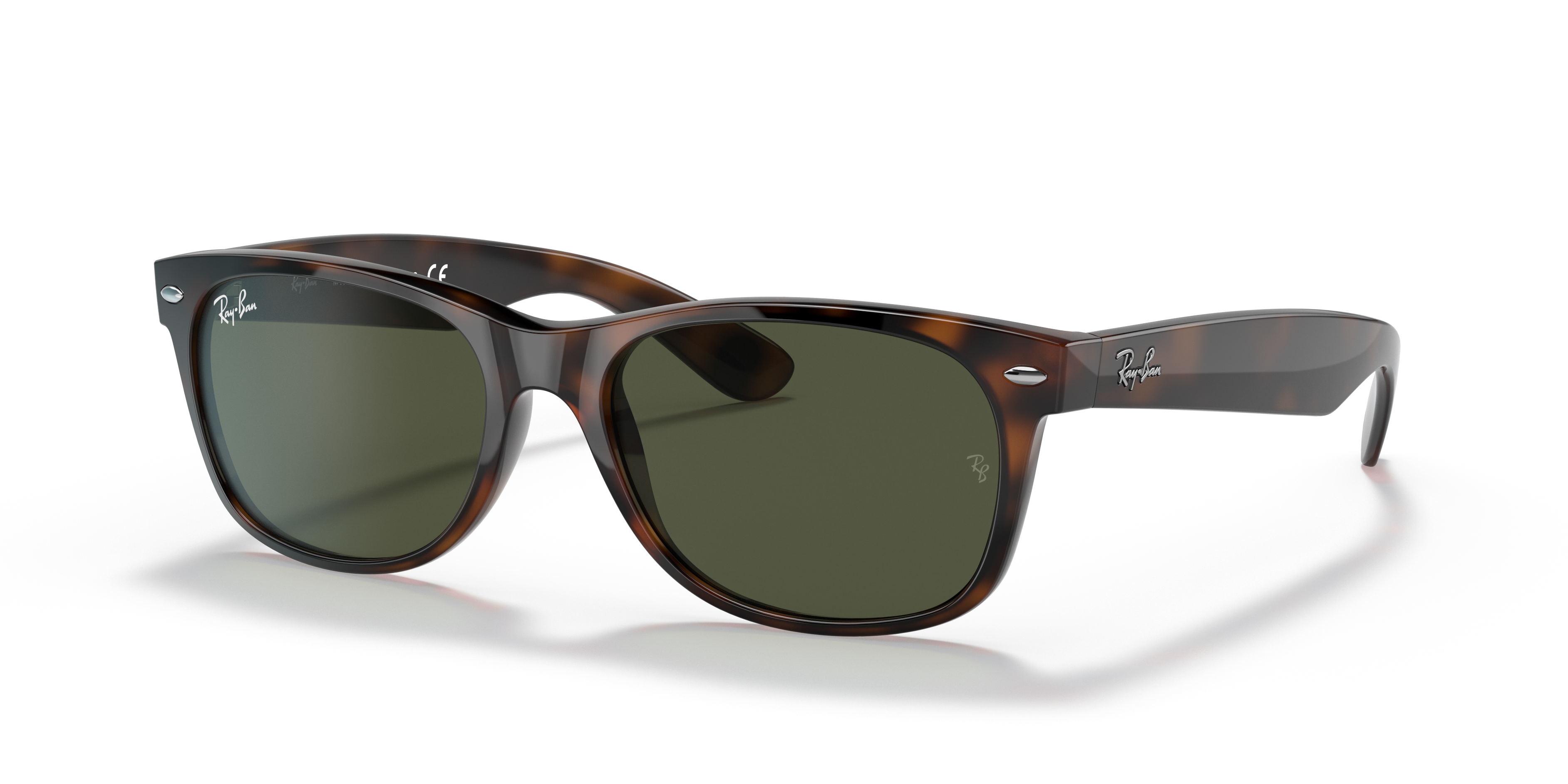 RB2132 Tortoise KunststofSunglass Frames van B24, Hoekweergave
