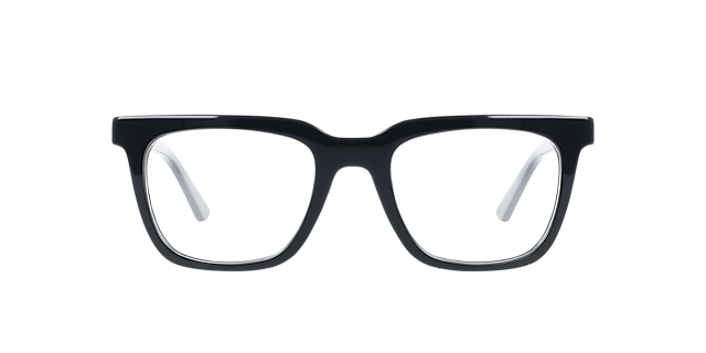 Vince Jet Black AcetaatEyeglass Frames van B24, Vooraanzicht