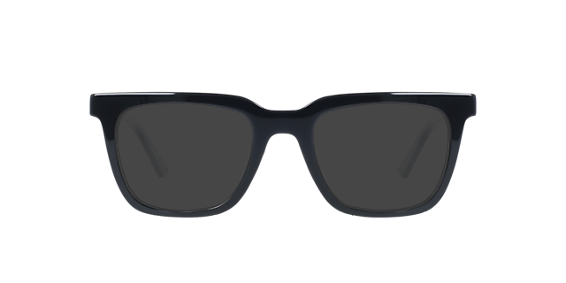 Vince Jet Black AcetaatEyeglass Frames van B24, met getinte lenzen