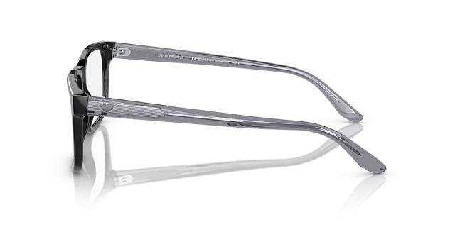 EA3218 Schwarz AcetatEyeglass Frames von B24, Seitenansicht