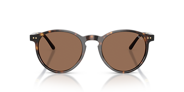 PH4236 Glanzend donker Havana AcetaatSunglass Frames van B24, Vooraanzicht