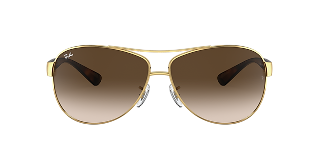 RB3386 Arista Gold MetallSunglass Frames von B24, mit getönten Gläsern