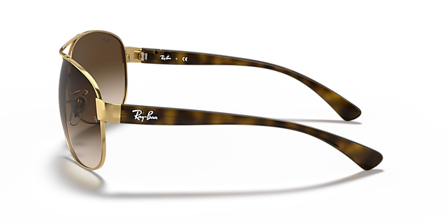 RB3386 Arista Gold MetallSunglass Frames von B24, Seitenansicht