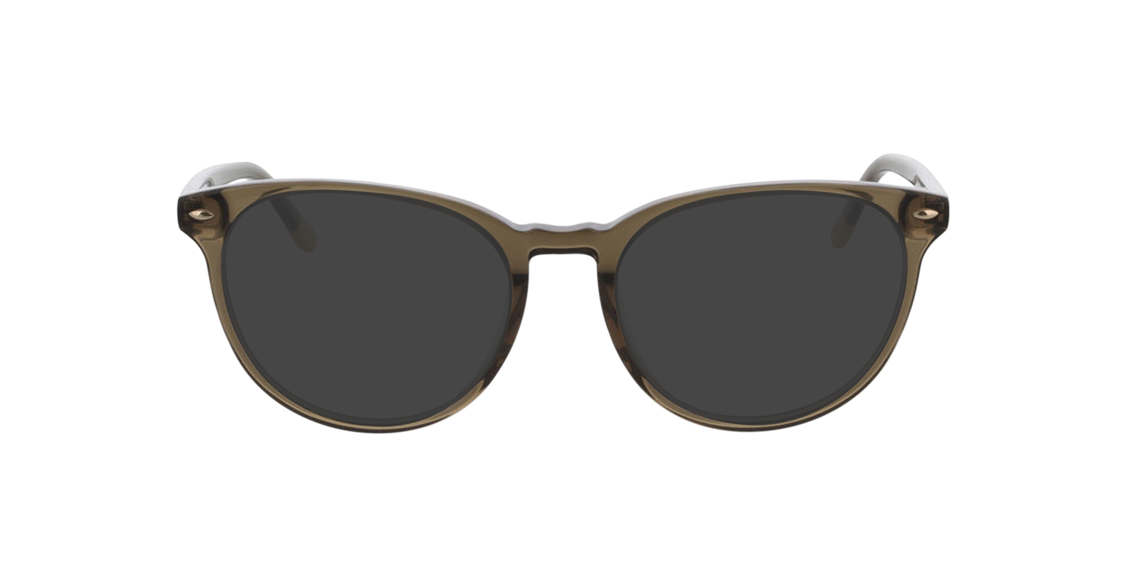 London Crystal Khaki  &  Yellow Tip AcetatEyeglass Frames von B24, mit getönten Gläsern