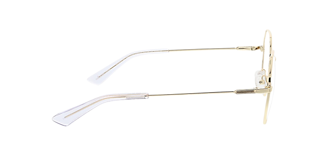 Istanbul Goud MetaalEyeglass Frames van B24, Zijaanzicht
