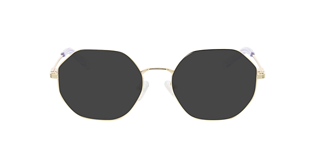 Istanbul Goud MetaalEyeglass Frames van B24, met getinte lenzen