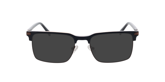 Irvine Tweelaags blauw  &  marineblauw MetaalEyeglass Frames van B24, met getinte lenzen