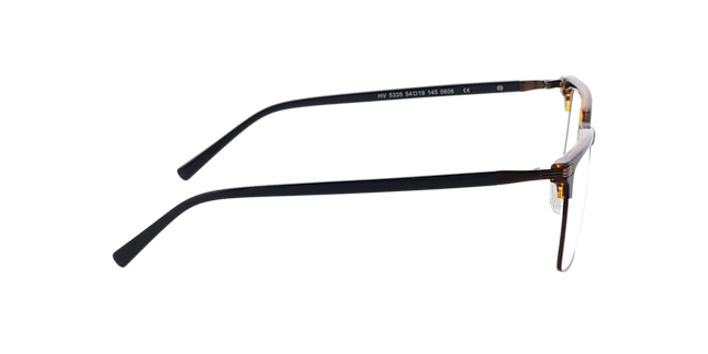 Irvine Tweelaags blauw  &  marineblauw MetaalEyeglass Frames van B24, Zijaanzicht