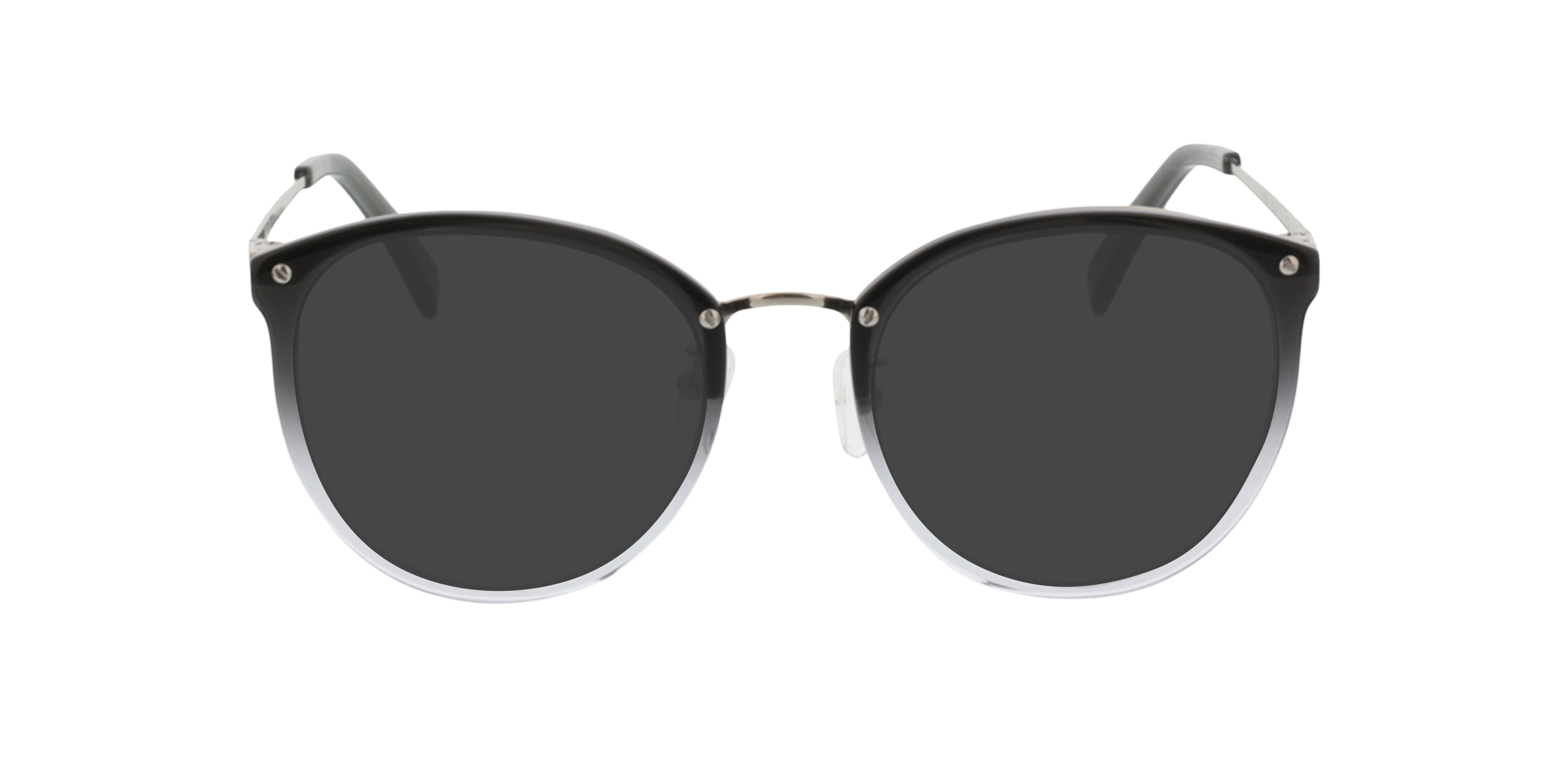 Charlotte Gradiënt grijs  &  zilver AcetaatEyeglass Frames van B24, met getinte lenzen