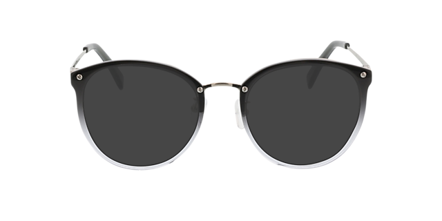 Charlotte Gradiënt grijs  &  zilver AcetaatEyeglass Frames van B24, met getinte lenzen