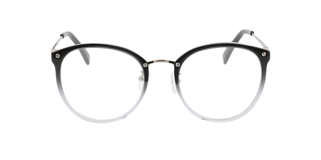 Charlotte Gradiënt grijs  &  zilver AcetaatEyeglass Frames van B24, Vooraanzicht