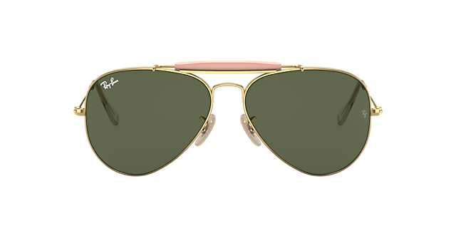 RB3029 Arista goud MetaalSunglass Frames van B24, met getinte lenzen
