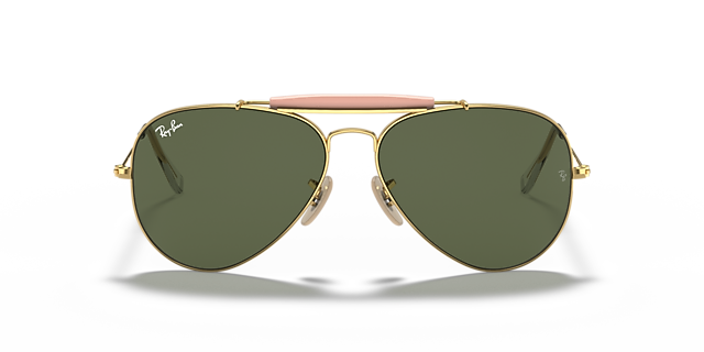 RB3029 Arista goud MetaalSunglass Frames van B24, Vooraanzicht