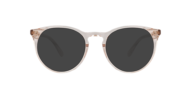 Grande Rotondo Crystal Peach AcetatEyeglass Frames von B24, mit getönten Gläsern