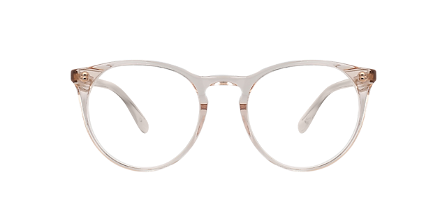 Grande Rotondo Crystal Peach AcetatEyeglass Frames von B24, Vorderansicht