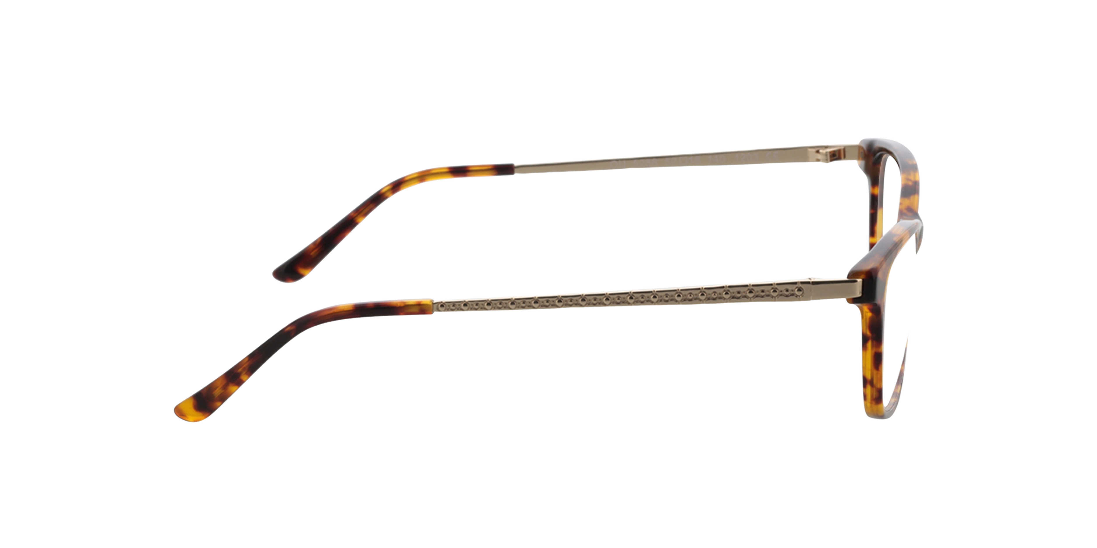 Lola Havana  &  goud AcetaatEyeglass Frames van B24, Zijaanzicht