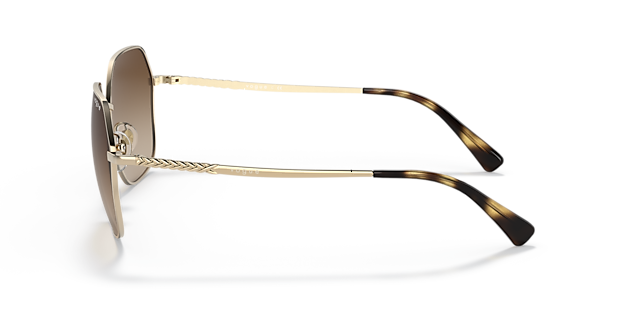 VO4198S Lichtgoud MetaalSunglass Frames van B24, Zijaanzicht