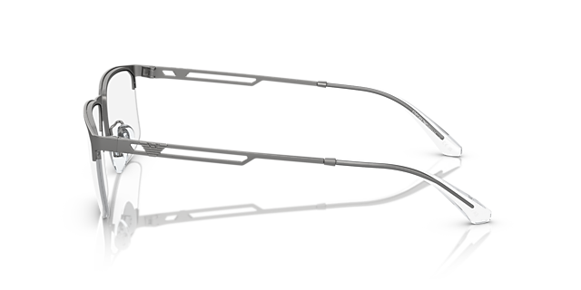 EA1143 Mat Staalgrijs MetaalEyeglass Frames van B24, Zijaanzicht