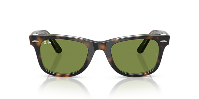 RB2140 Dark Havana On Multicolor AcetaatSunglass Frames van B24, Vooraanzicht