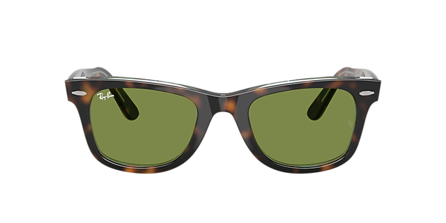 RB2140 Dark Havana On Multicolor AcetaatSunglass Frames van B24, met getinte lenzen