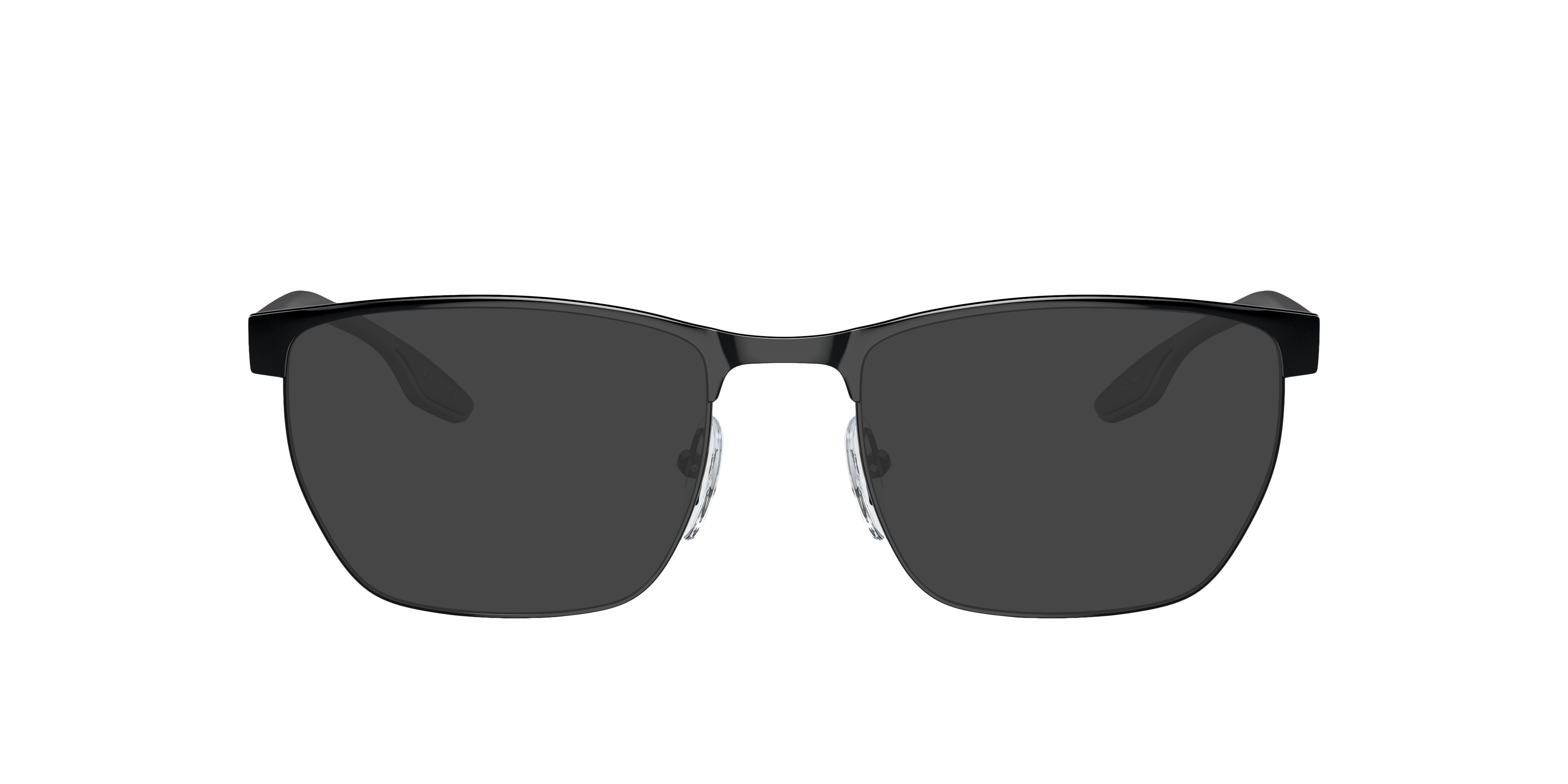 PS 50LV Schwarz MetallEyeglass Frames von B24, mit getönten Gläsern