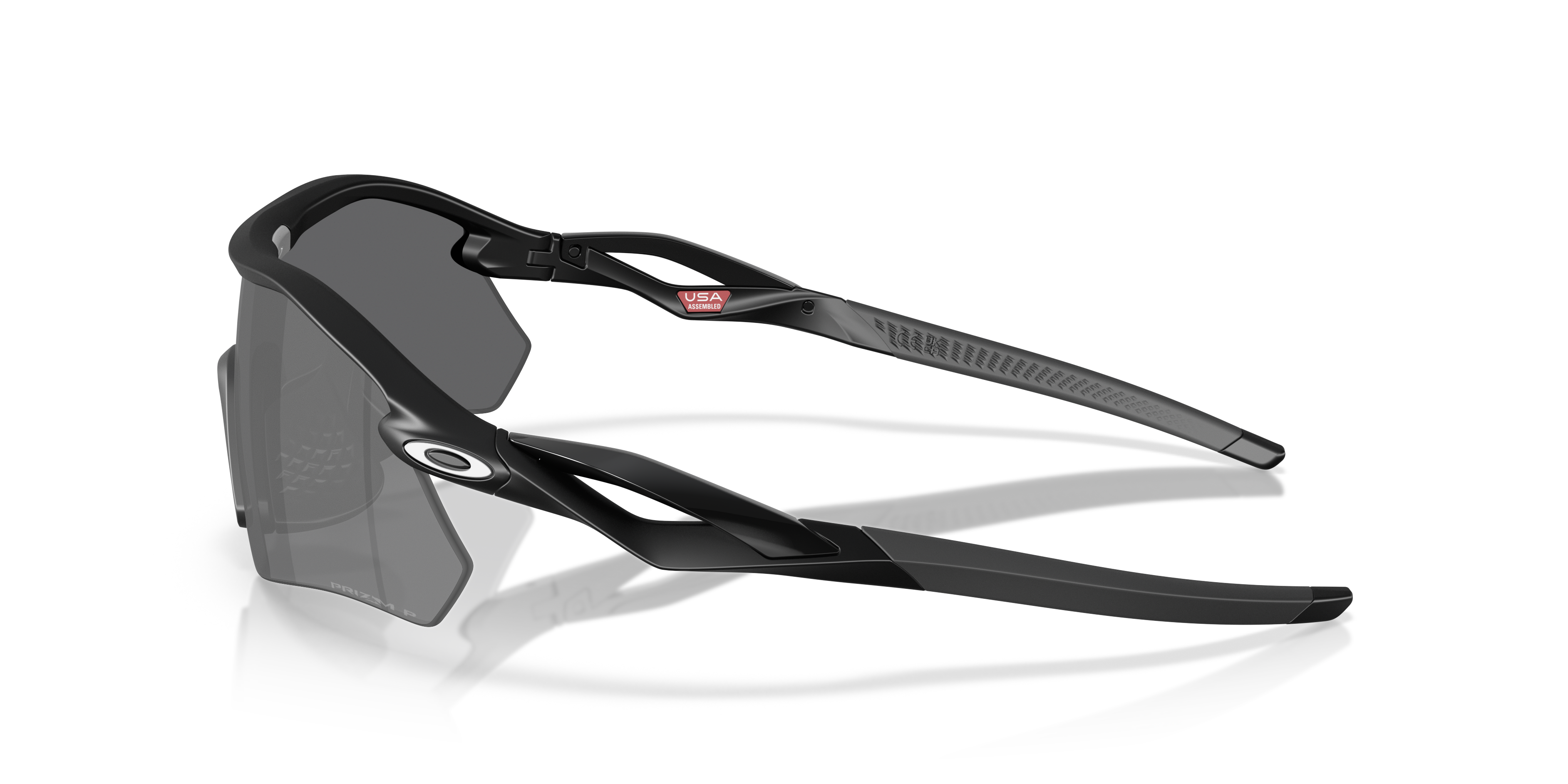 Radar® Plate​ Matzwart KunststofSunglass Frames van B24, Zijaanzicht