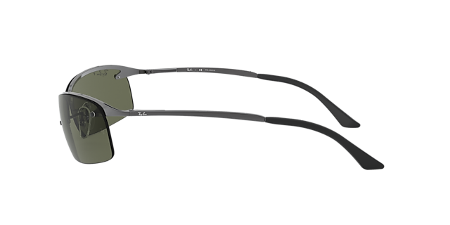 RB3183 Staalgrijs MetaalSunglass Frames van B24, Zijaanzicht