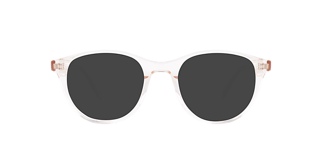 Airin Crystal Peach AcetatEyeglass Frames von B24, mit getönten Gläsern