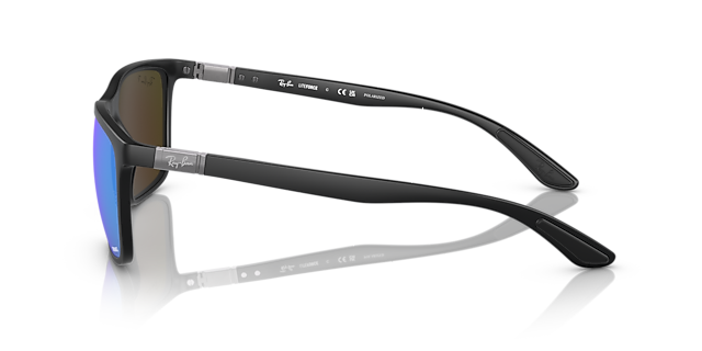 RB4385 Zwart KunststofSunglass Frames van B24, Zijaanzicht