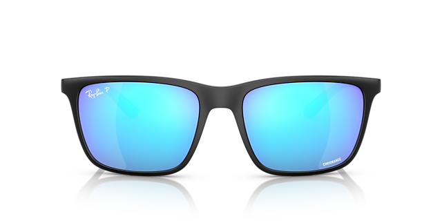 RB4385 Zwart KunststofSunglass Frames van B24, Vooraanzicht