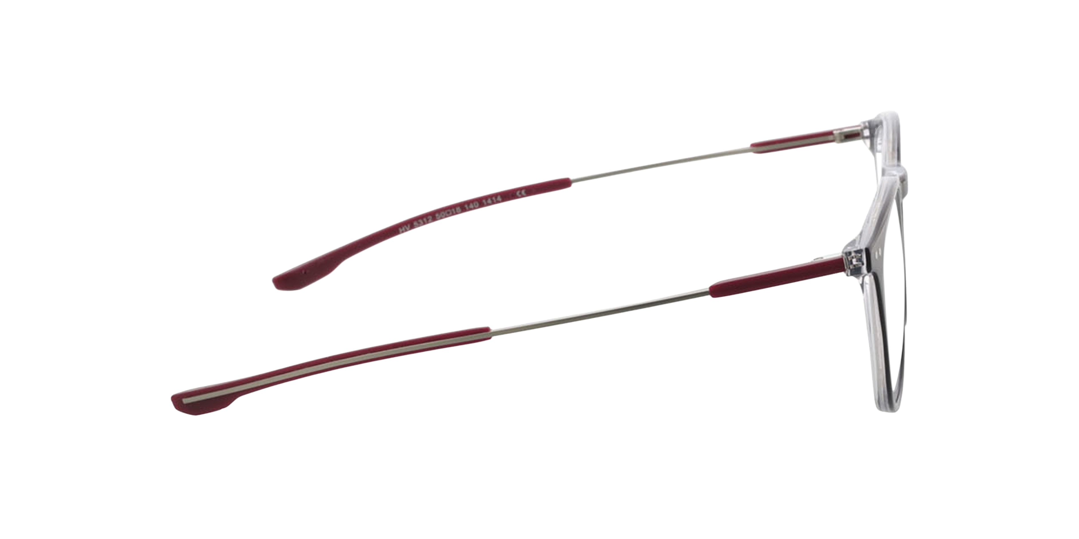 Malibu Bilayer Grey AcetatEyeglass Frames von B24, Seitenansicht