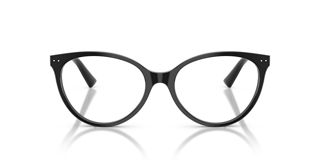 JC3047 Schwarz AcetatEyeglass Frames von B24, Vorderansicht