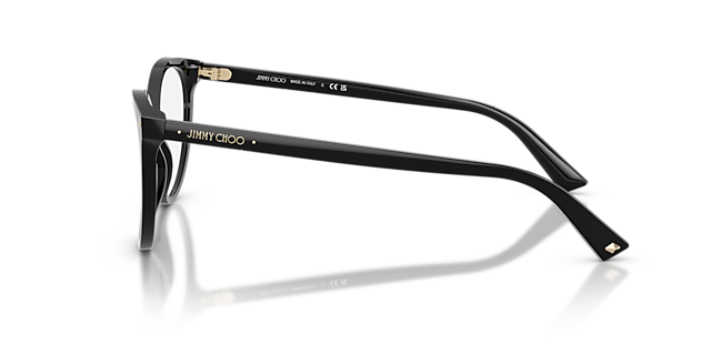 JC3047 Schwarz AcetatEyeglass Frames von B24, Seitenansicht