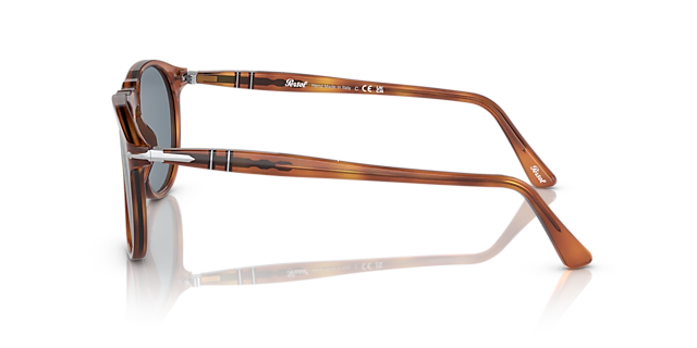 PO9649S Terra Di Siena AcetaatSunglass Frames van B24, Zijaanzicht