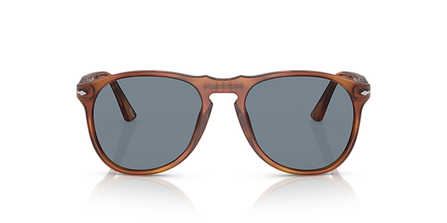 PO9649S Terra Di Siena AcetaatSunglass Frames van B24, Vooraanzicht