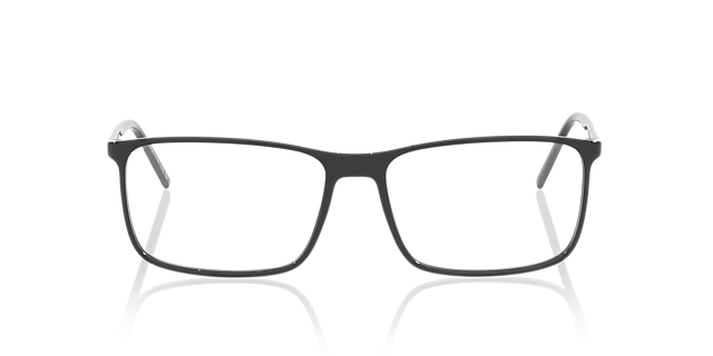 SL846 Schwarz KunststoffEyeglass Frames von B24, Vorderansicht