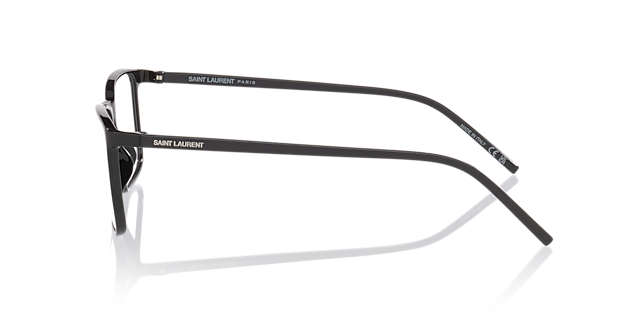 SL846 Schwarz KunststoffEyeglass Frames von B24, Seitenansicht