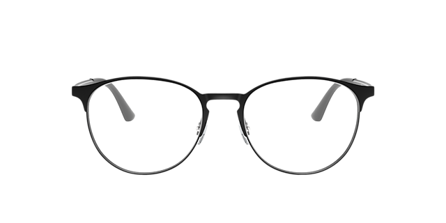 RB6375 Schwarz MetallEyeglass Frames von B24, Vorderansicht