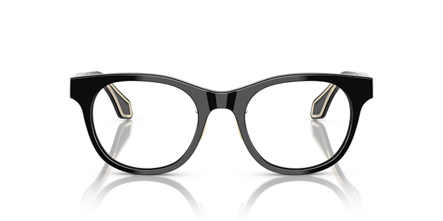 AR7269 Schwarz AcetatEyeglass Frames von B24, Vorderansicht