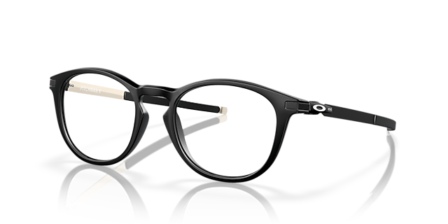 Pitchman™ R Schwarz satiniert KunststoffEyeglass Frames von B24, Dreiviertelansicht