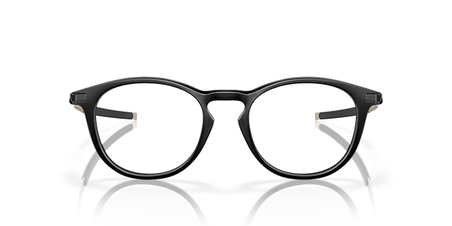 Pitchman™ R Schwarz satiniert KunststoffEyeglass Frames von B24, Vorderansicht