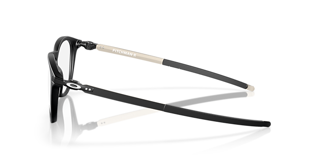 Pitchman™ R Schwarz satiniert KunststoffEyeglass Frames von B24, Seitenansicht