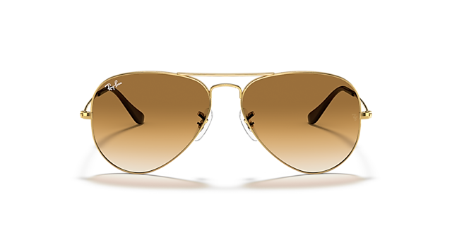 RB3025 Arista goud MetaalSunglass Frames van B24, Vooraanzicht