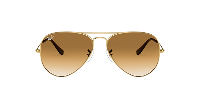 RB3025 Arista goud MetaalSunglass Frames van B24, met getinte lenzen