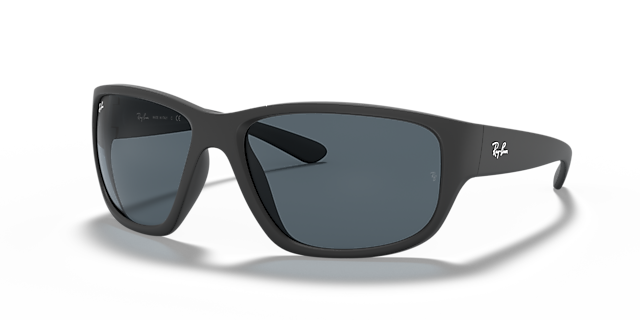 RB4300 Zwart KunststofSunglass Frames van B24, Hoekweergave